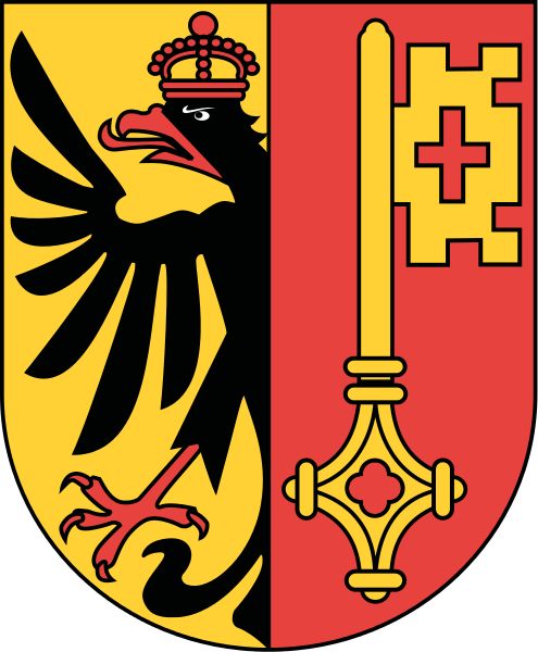 Das Wappen des Kantons Genf