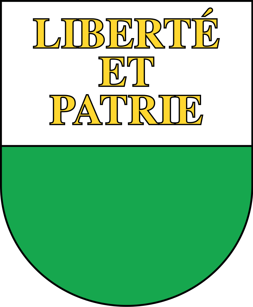 Das Wappen des Kantons Waadt