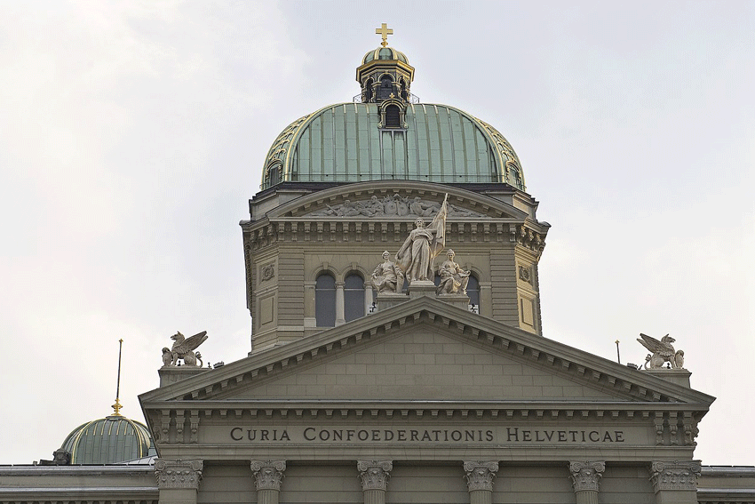 Die Kuppel vom Bundeshaus.
